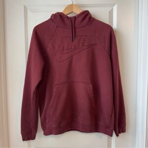 NIKE Dark Red Hoodie
